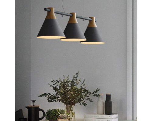 Реечный подвесной светильник NEXT Gray ImperiumLoft