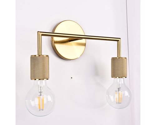 Бра RH Utilitaire Double Sconce Brass