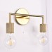 Бра RH Utilitaire Double Sconce Brass