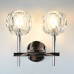 Бра  Boule de Cristal Double Sconce Chrome ImperiumLoft