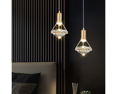 Подвесной светильник GLASGOW brass