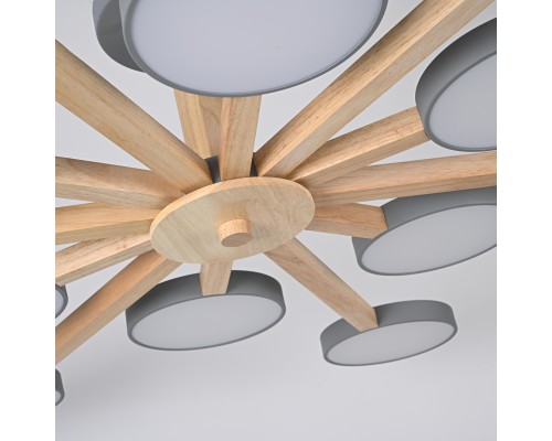 Потолочная люстра TURNA L12 Grey