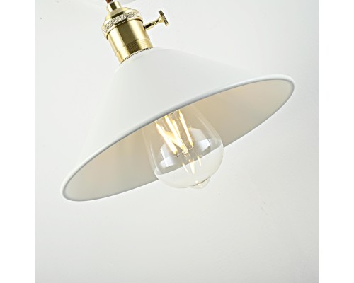 Бра с подвесным плафоном BRAID WALL White