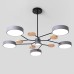 Люстра на штанге MEADE 6 lamps Grey ImperiumLoft