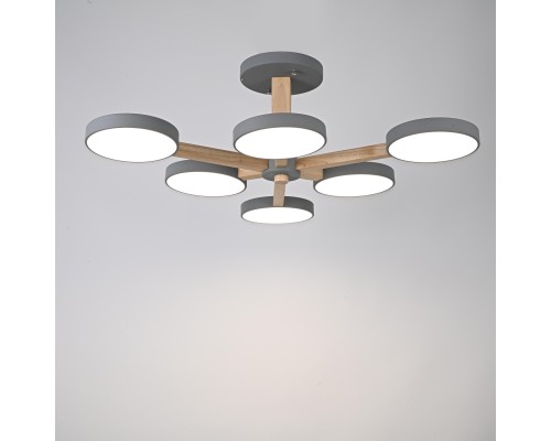 Потолочная люстра TURNA L6 Grey