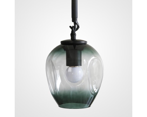 Подвесной светильник ADEL-ONE L1 Green Black ImperiumLoft