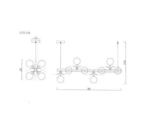 Рядный светильник Light of MATISSE L SELF L96,2 White ImperiumLoft
