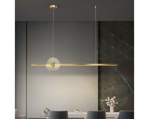 Реечный, рядный светильник ZVI L100 Black ImperiumLoft