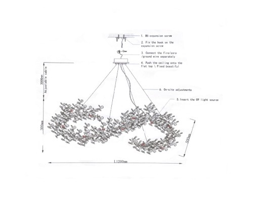 Подвесная люстра CARAMELLY E L120 ImperiumLoft
