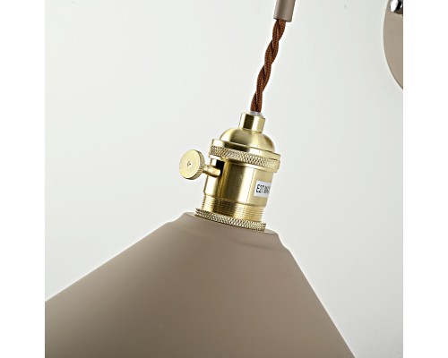 Бра с подвесным плафоном BRAID WALL Khaki