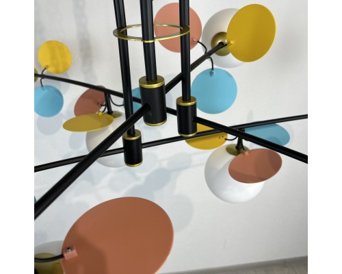 Потолочная люстра Light of MATISSE B D120 Black Multicolor ImperiumLoft