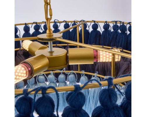 Подвесная люстра TASSEL Синий