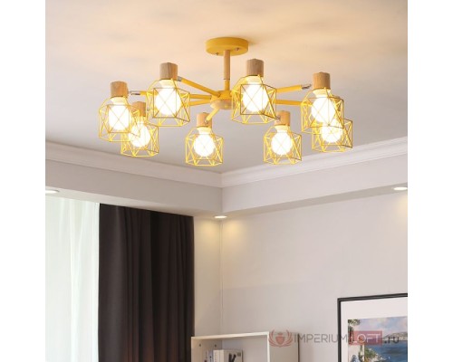 Потолочная люстра CORF B3 Champagne 3 lamps ImperiumLoft