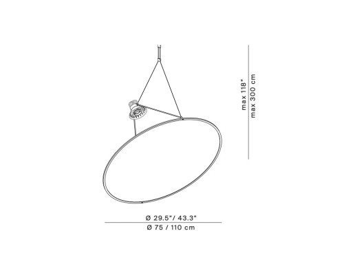 Подвесной светильник Zoi D50 Silver ImperiumLoft