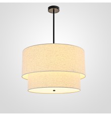 Подвесной светильник RH TWO-TIER ROUND Shade Linen ImperiumLoft