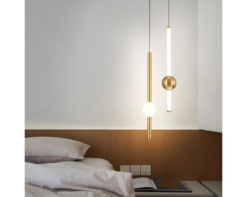 Подвесной светильник WAND VRT B H50 Brass ImperiumLoft