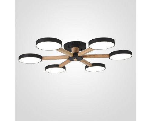 Потолочная люстра TURNA 6 Black