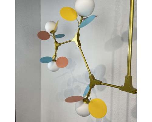 Люстра на штанге Light of MATISSE M L120 Multicolored ImperiumLoft