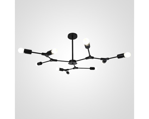 Люстра на штанге LATE D103 Black ImperiumLoft