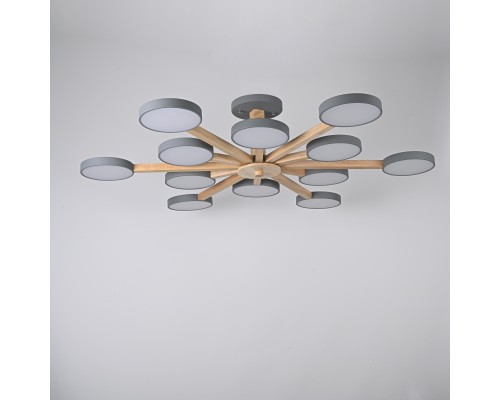 Потолочная люстра TURNA L12 Grey