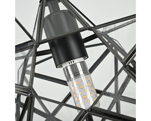 Люстра Black Star Clear Glass 30 см ImperiumLoft