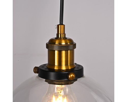 Подвесной светильник Loft Clear Glass Sphere Cloche