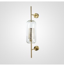 Настенный светильник CATCH WALL cylinder L67 brass ImperiumLoft