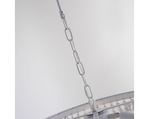 Подвесная люстра RH Anselme White Wood Weathered Chandelier