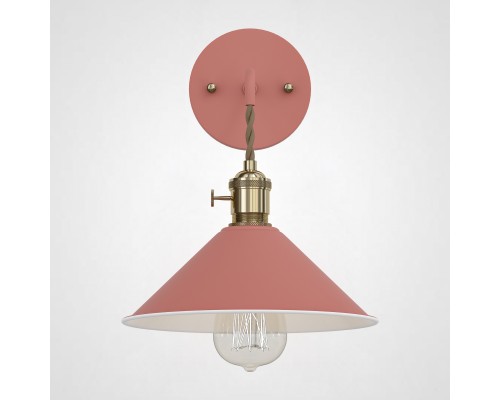 Бра с подвесным плафоном BRAID WALL Pink