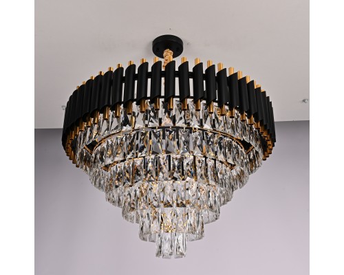 Подвесная люстра Empire Black Chandelier Crystal D 70 ImperiumLoft