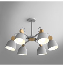 Люстра на штанге ROLLA 6 Gray ImperiumLoft