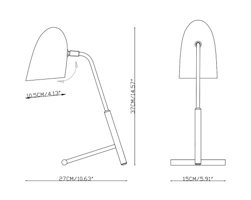 Настольный светильник Truman by ImperiumLoft