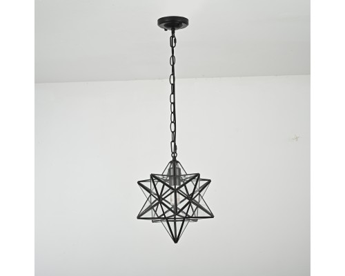 Люстра Black Star Clear Glass 30 см ImperiumLoft