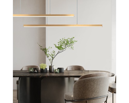 Подвесной светильник HELKEN DUO L115+155 Brass ImperiumLoft