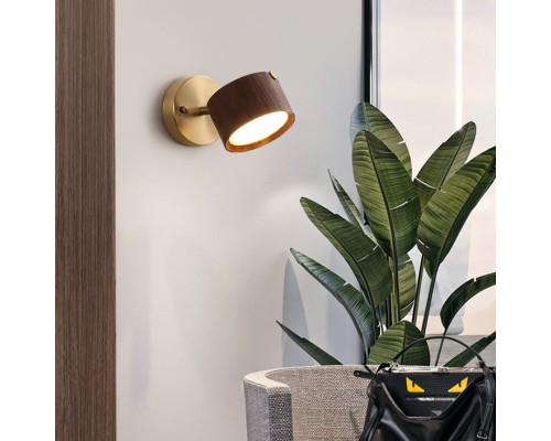 Настенный светильник BERNY A Dark brown ImperiumLoft