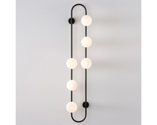 Настенное бра HOOP WALL H115 Black ImperiumLoft