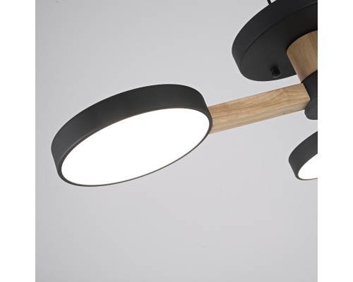 Потолочная люстра TURNA 3 Black