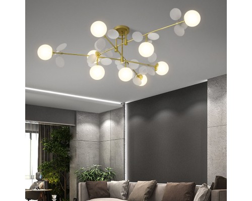 Потолочная люстра Light of MATISSE B D80 Gold White ImperiumLoft