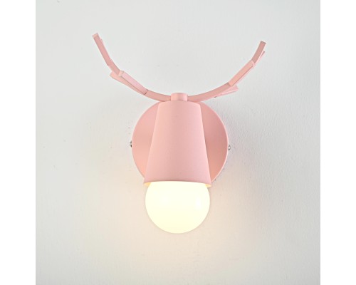 Бра с рожками DEER A Pink