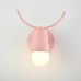 Бра с рожками DEER A Pink