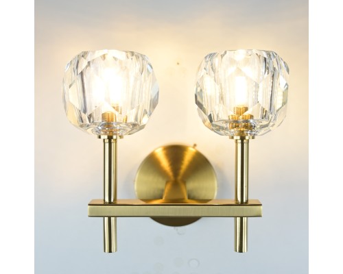 Бра Boule de Cristal Double Sconce Brass