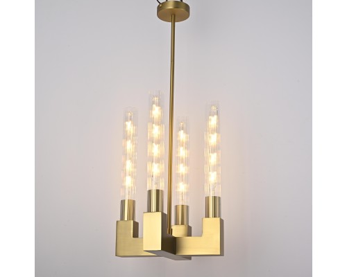 Люстра на штанге CANELLE Pendant lamp 4 Modern Brass