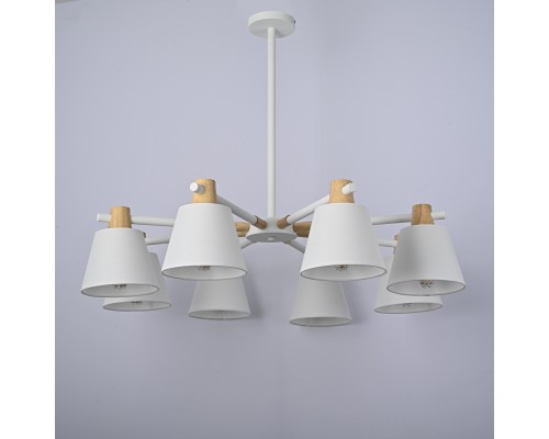 Люстра на штанге NATURA A WHITE 8