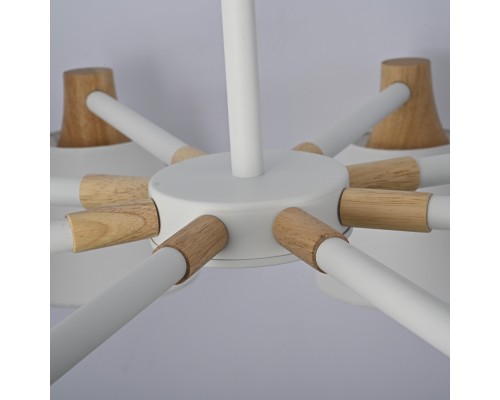 Люстра на штанге NATURA A WHITE 8