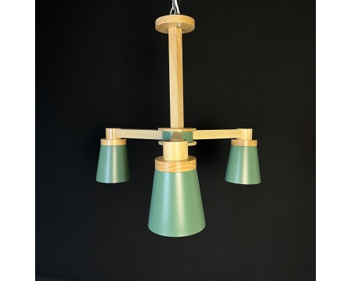 Потолочная люстра PROP 3 Green ImperiumLoft