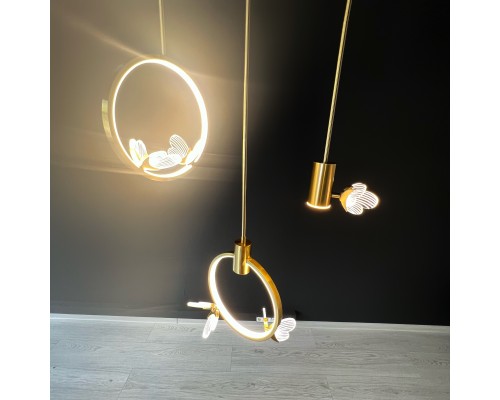 Подвесной светильник BABETTA RING 2 brass 4000К