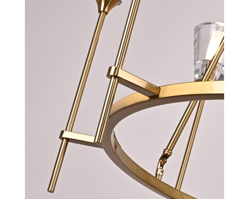 Люстра на штанге TORCHE DE VERRE Round Chandelier 8