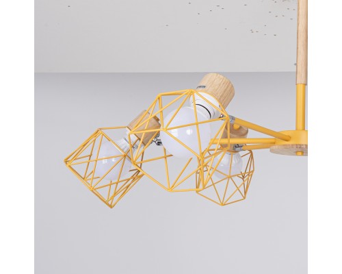 Потолочная люстра CORF B3 Yellow 6 lamps ImperiumLoft