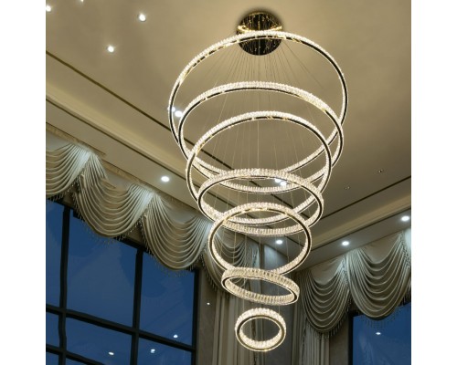 Подвесная люстра BERTOLDA B CAS D30+50+70+90+110+130+150 ImperiumLoft