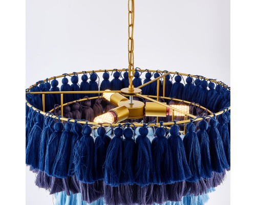 Подвесная люстра TASSEL Синий